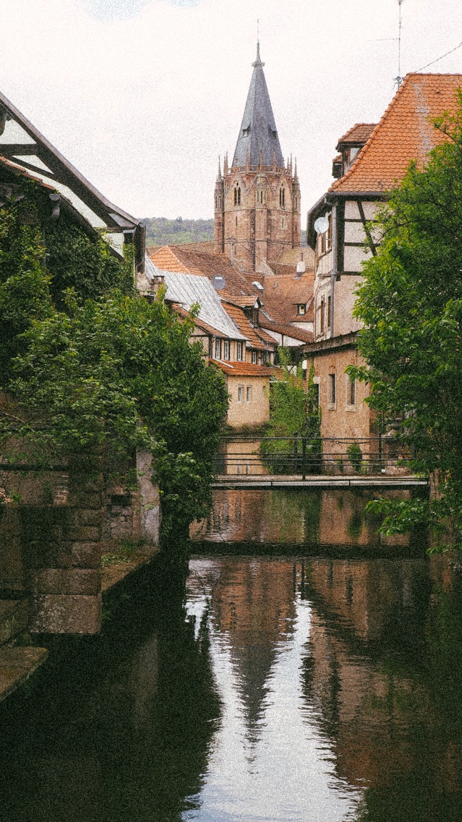 A View of the Abbey Sts Peter and Paul Church in Wissembourg